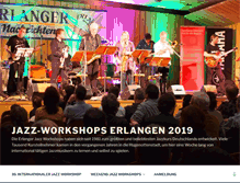 Tablet Screenshot of jazz-workshops.de